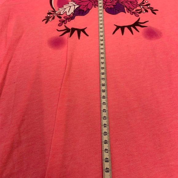 Childrens Place Unicorn Tee Shirt Youth Girls Size XXL 14-16 Neon Pink Long Slee - Picture 5 of 5